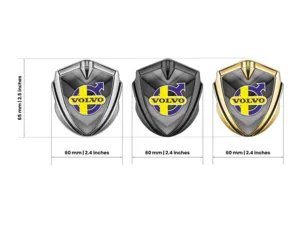Volvo Metall Kuppel Emblem Minimaler Stil Universell